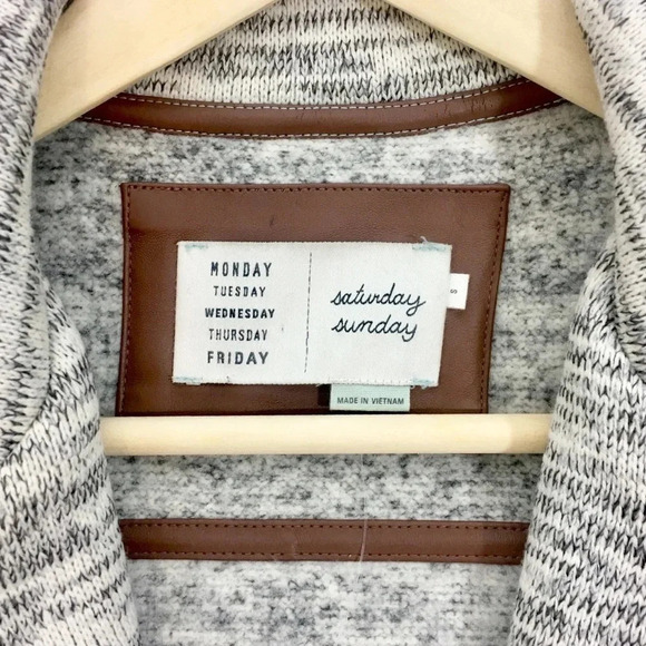 NWOT Anthropologie x Saturday Sunday Moelleux Open Front Cardigan Jacket - Picture 4 of 6